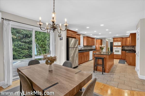 Dining and kitchen view