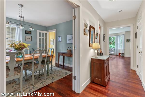 Looking into kitchen and living area